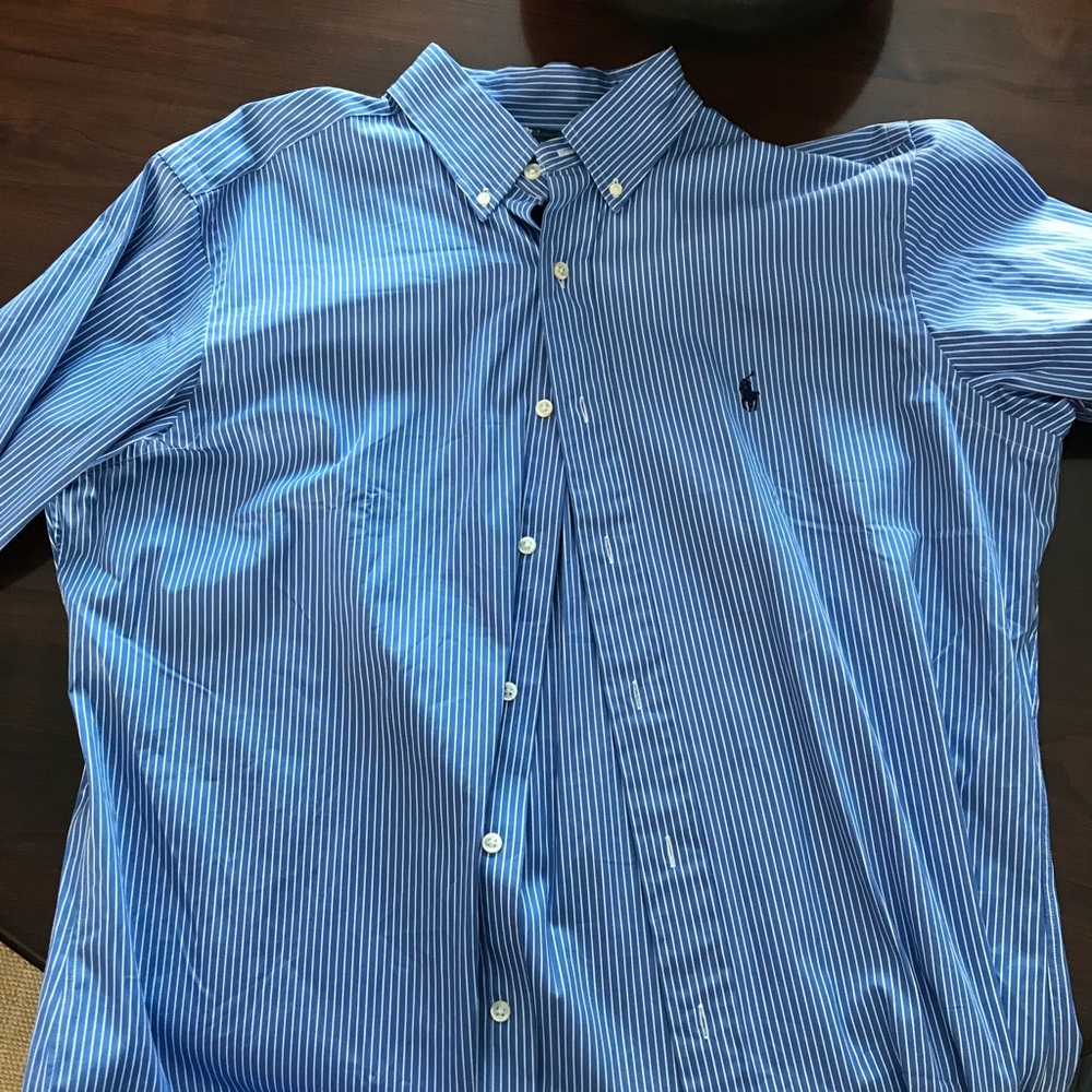 Men’s Polo Ralph Lauren striped button down shirt